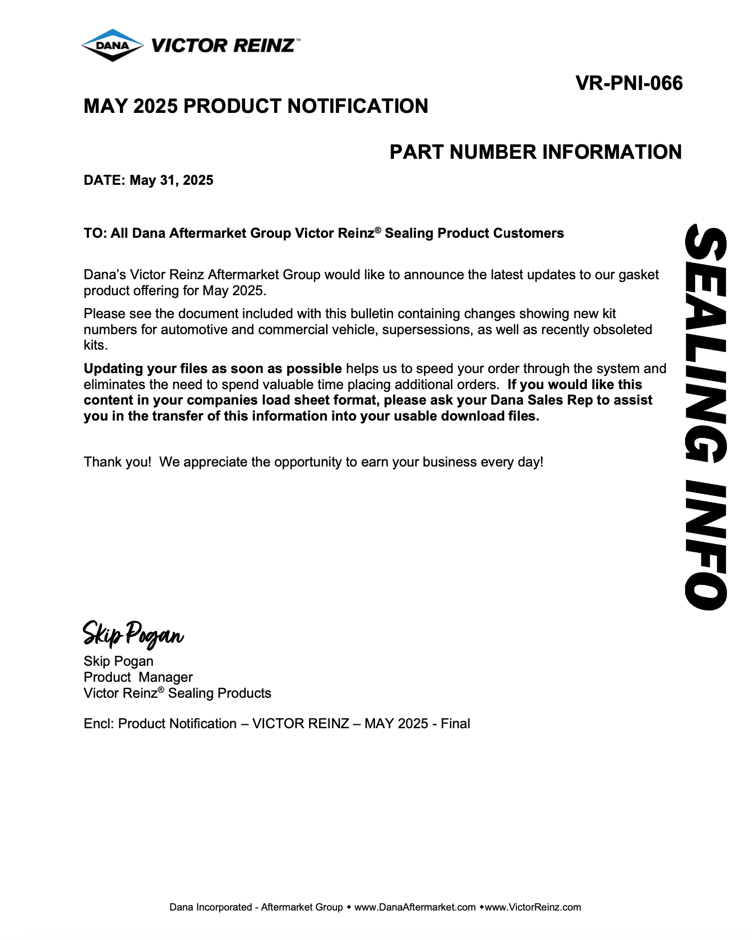 Part Number Information