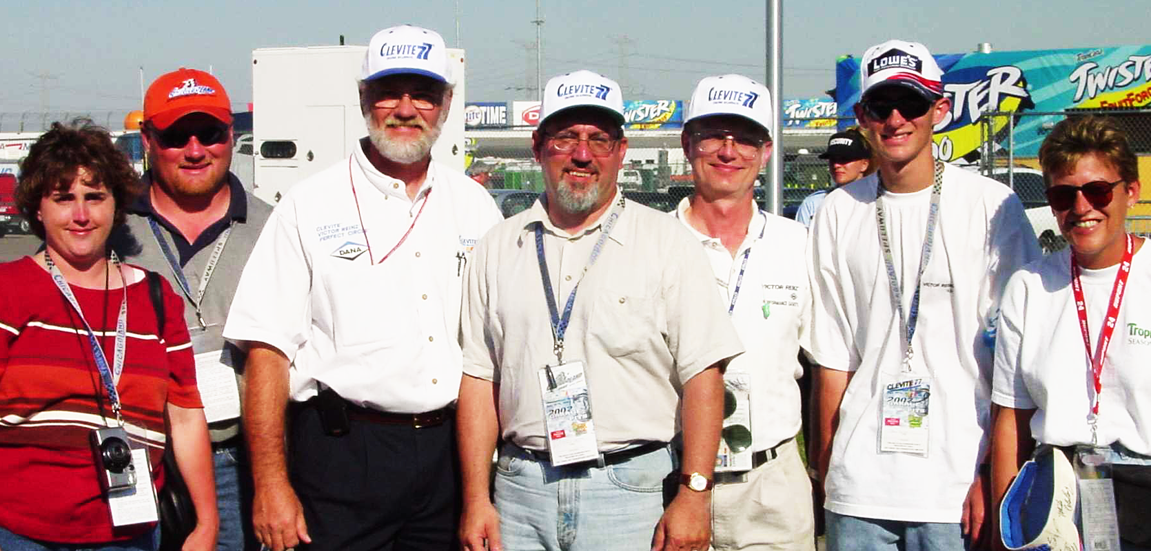 A team from Dana hosted several clients at a Chicagoland Speedway NASCAR race in Joliet, Illinois.