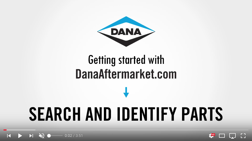 DanaAftermarket.com Search and Identify Parts 