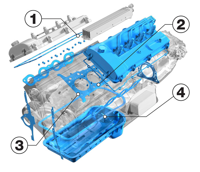 Exploded Engine